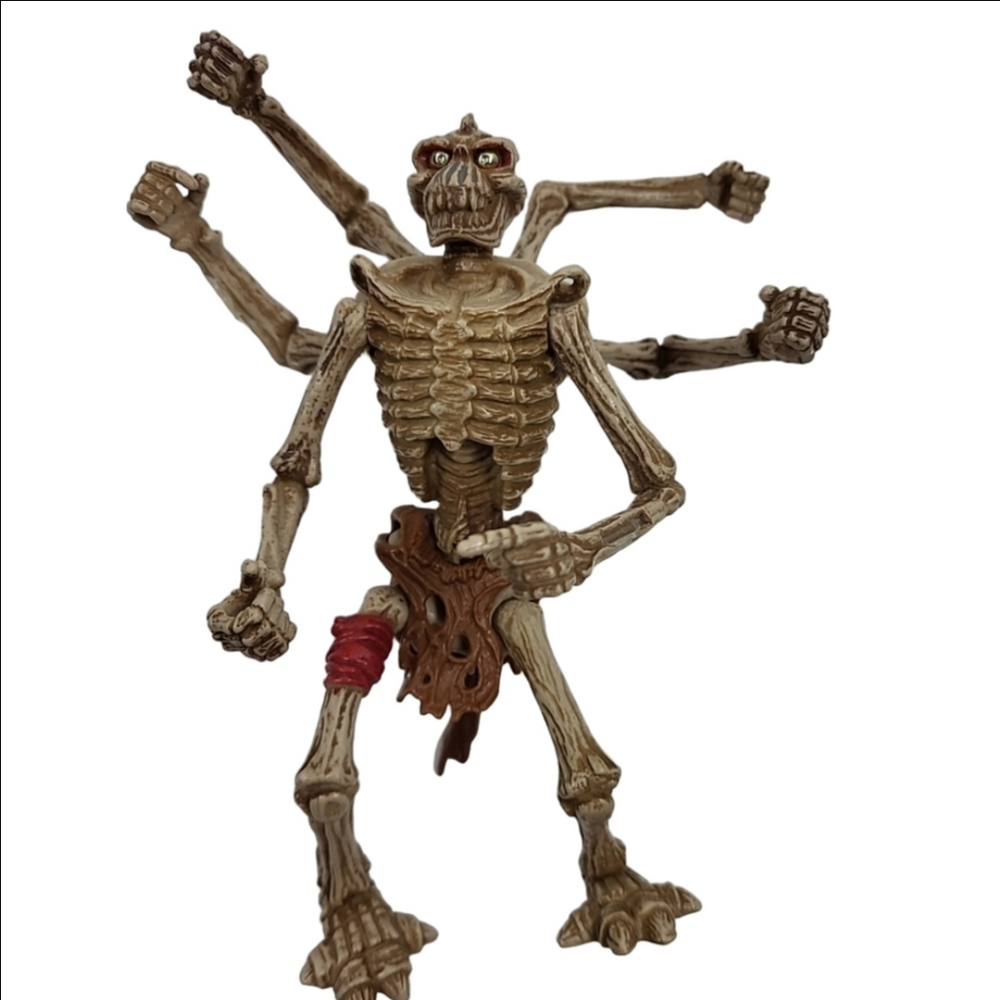 Vintage Aracula Skeleton Warriors 1994 Playmates Action Figure Toy All 6 Arms